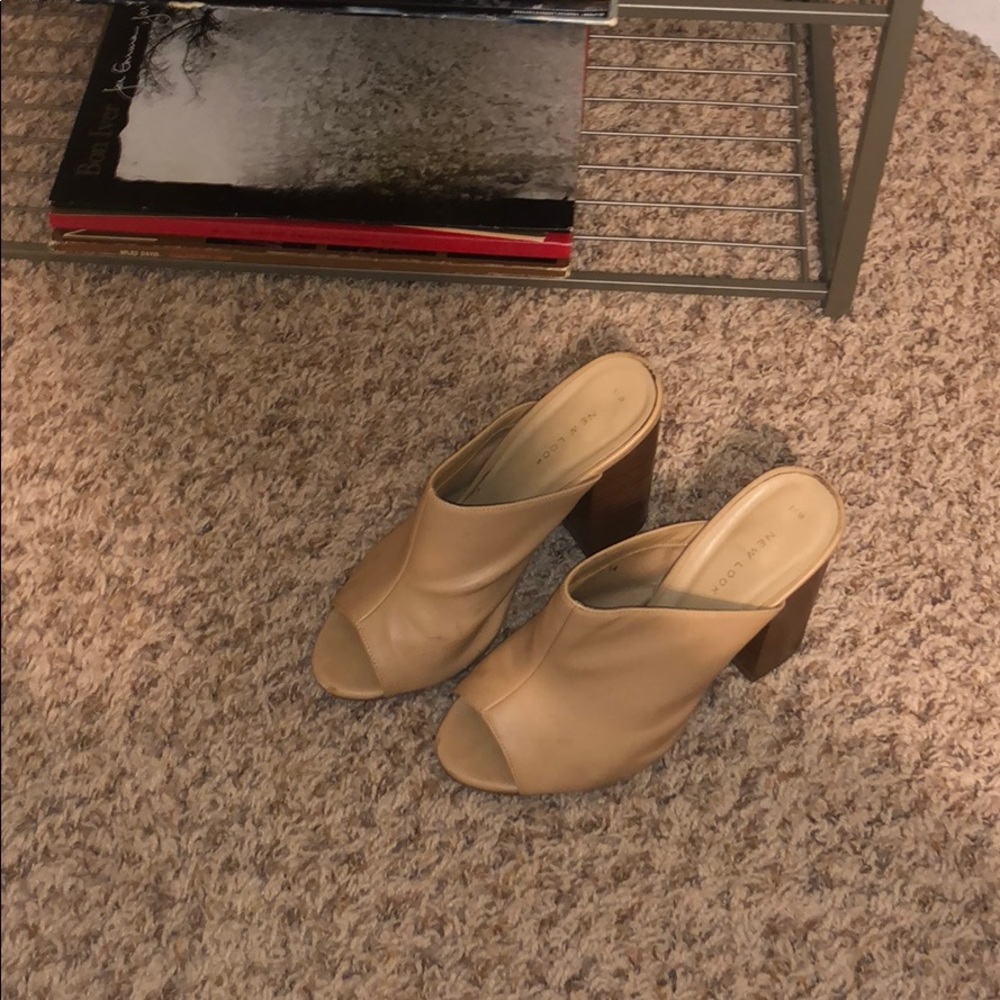 Beige Mules! - Picture 1 of 3